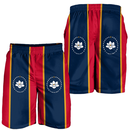 Men's Short Flag Of Mississippi Men's Short