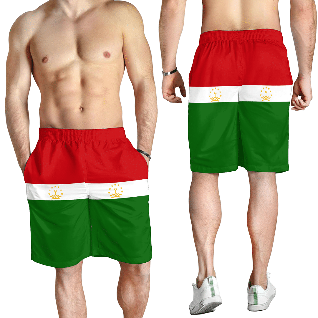 Men's Short Flag of Tajikistan Men's Short