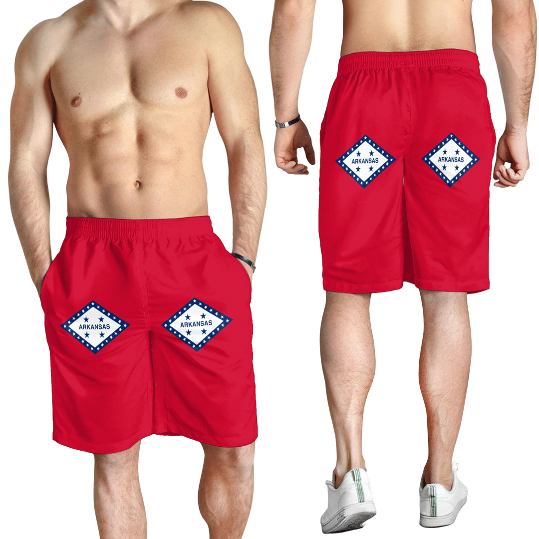 Men's Short Flag Of Arkansas 1913 1923 Men's Short