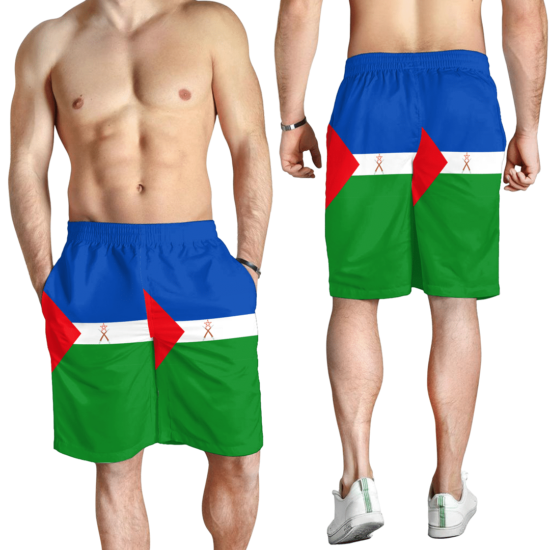 Men's Short Ethiopia Flag Of Dire Dawa Men's Short