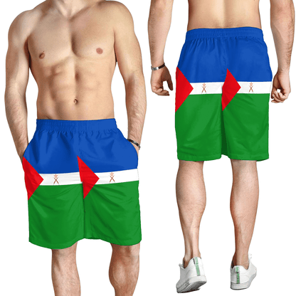 Men's Short Ethiopia Flag Of Dire Dawa Men's Short