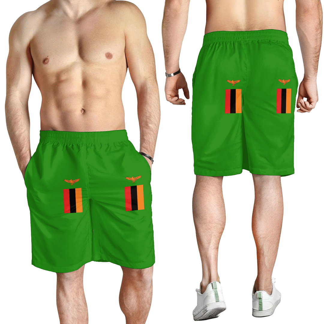 Men's Short Flag of Zambia Men's Short