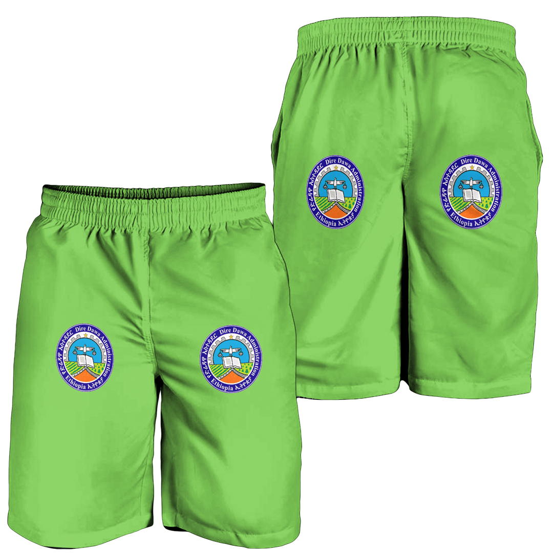 Men's Short Ethiopia Flag Of Dire Dawa Men's Short