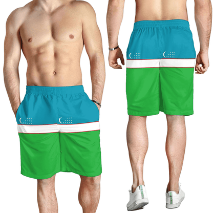 Men's Short Flag of Uzbekistan Men's Short