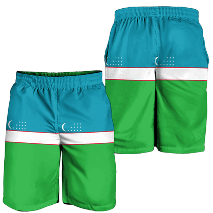 Men's Short Flag of Uzbekistan Men's Short