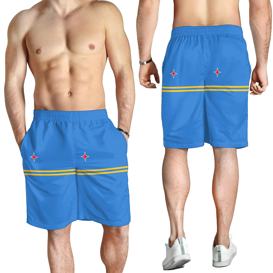Men's Short Flag of Aruba Men's Short
