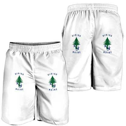 Men's Short Flag of Naval Ensign Of Maine Men's Short
