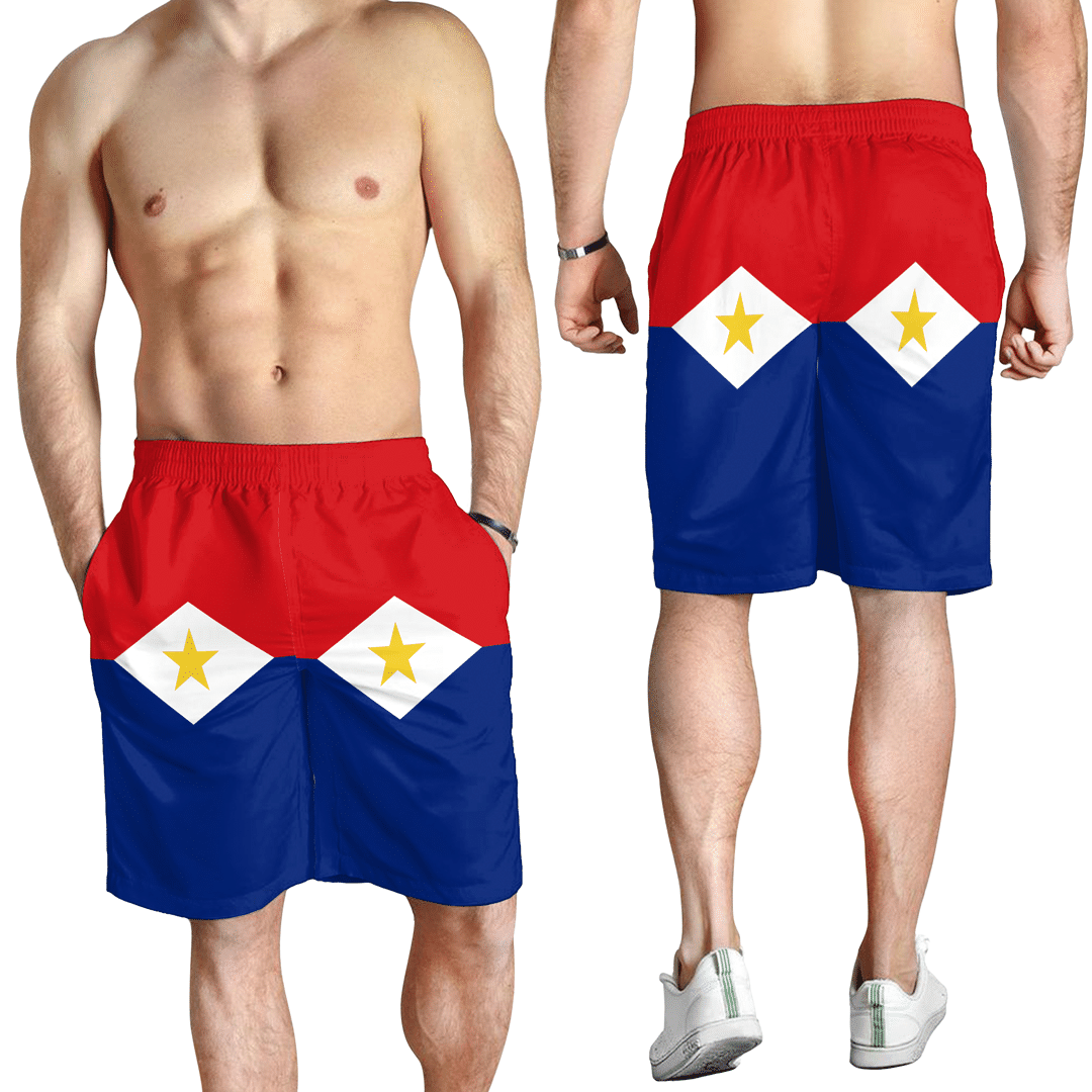 Men's Short Flag of Saba Men's Short