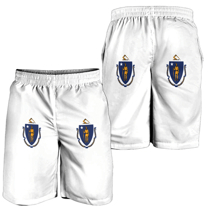 Men's Short Flag of Massachusetts Men's Short
