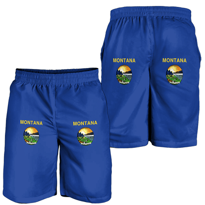 Men's Short Flag Of Montana Men's Short