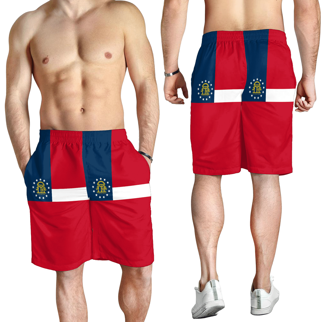 Men's Short Flag of Georgia Men's Short