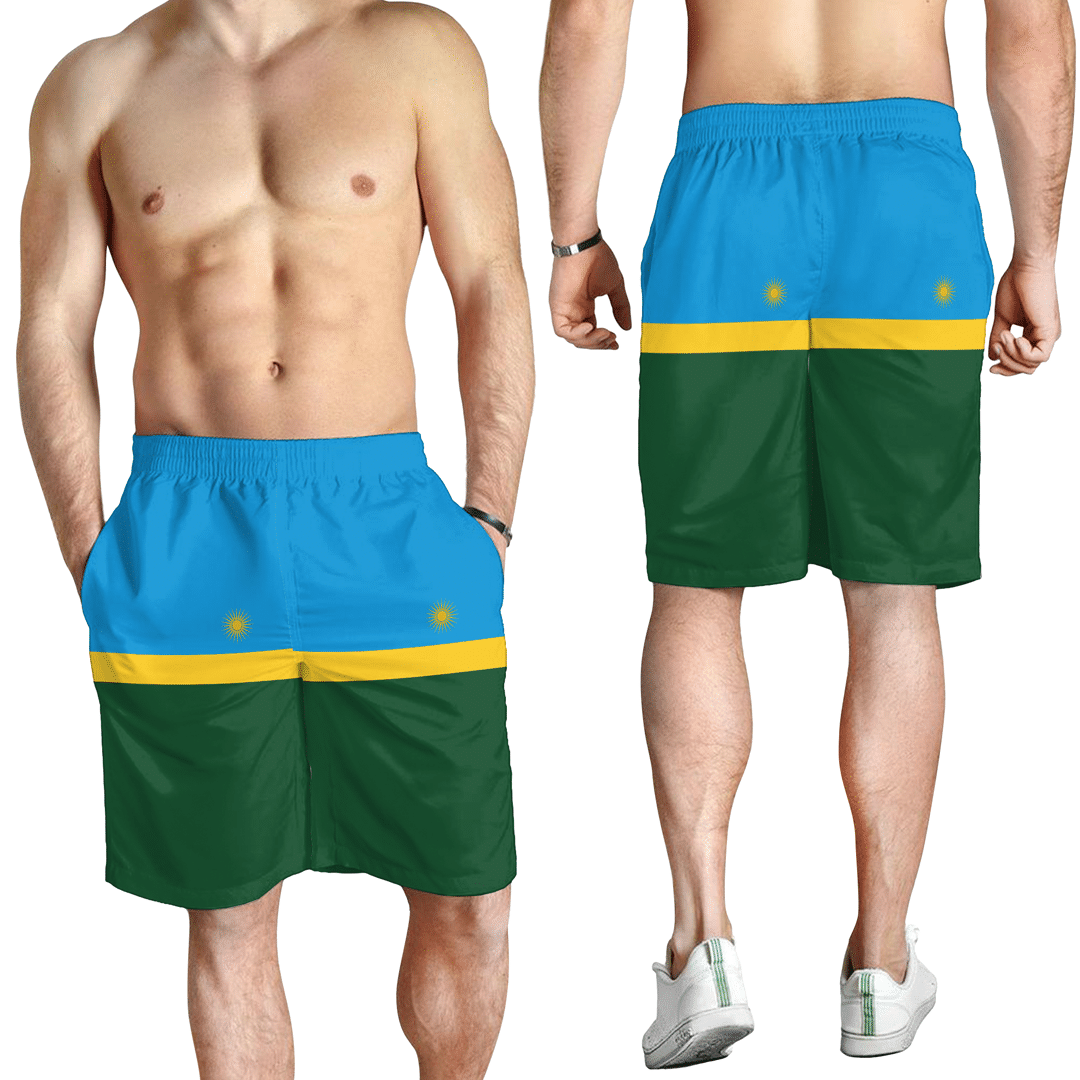 Men's Short Flag of Rwanda Men's Short