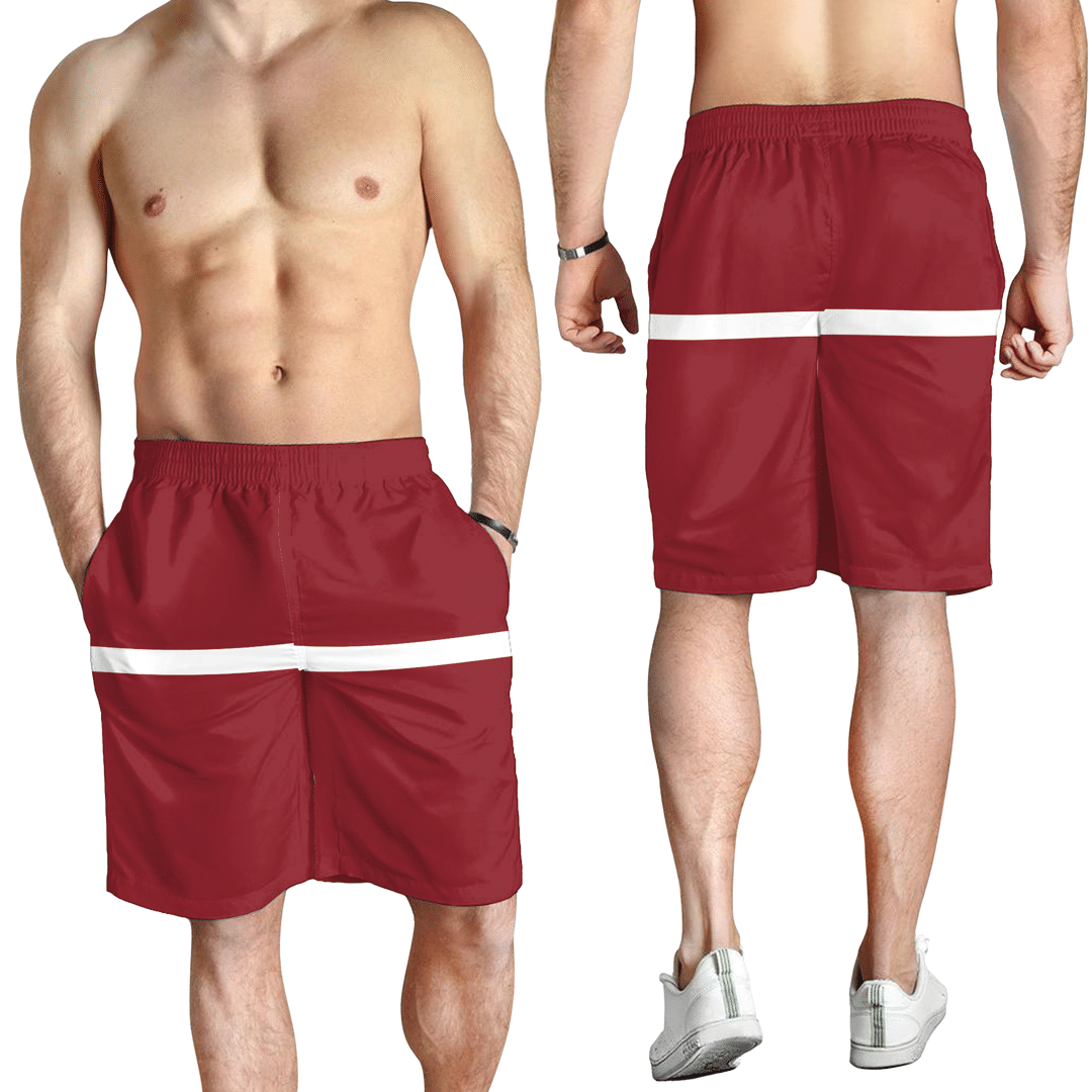 Men's Short Flag of Latvia Men's Short