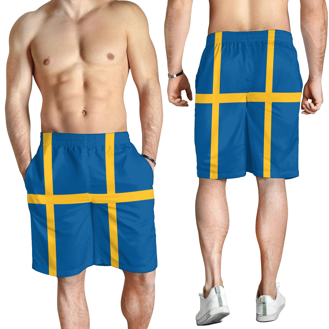 Men's Short Flag of Sweden Men's Short