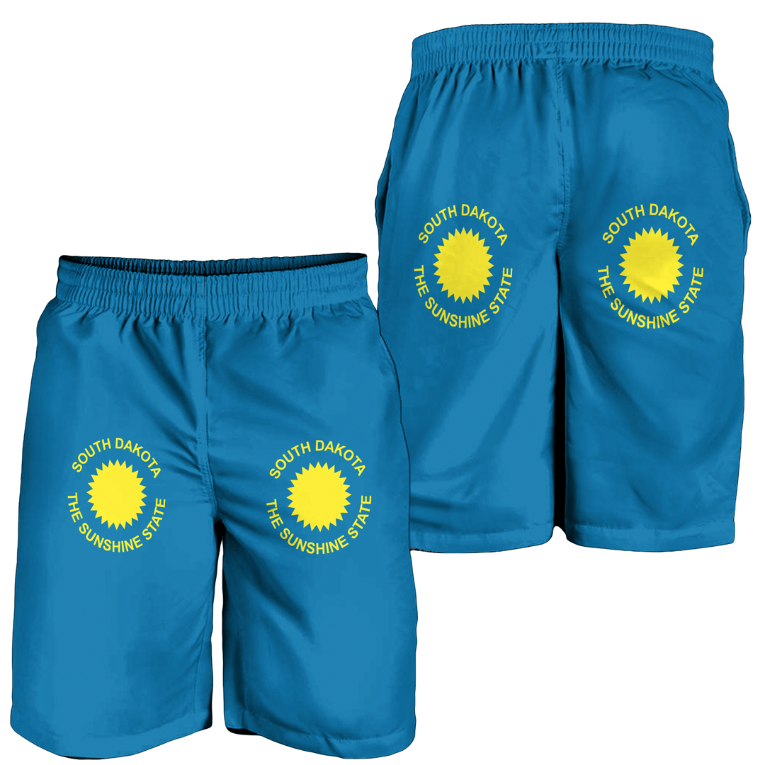 Men's Short Flag Of South Dakota In 1909 1963 Men's Short