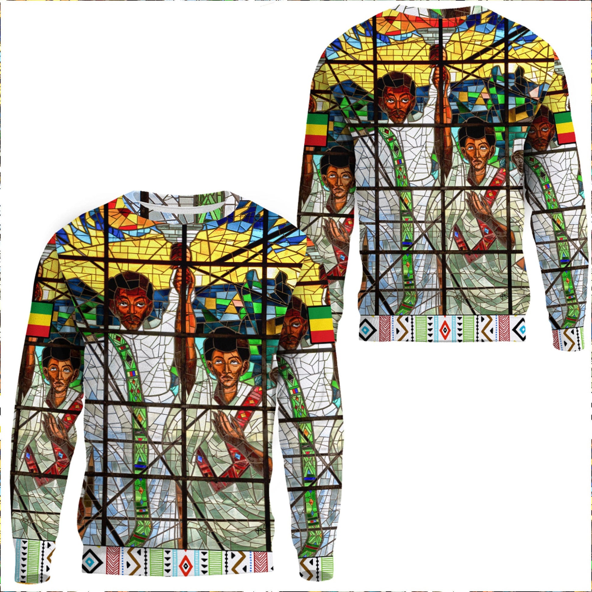 Clothing Ethiopian Orthodox Flag Sweatshirts