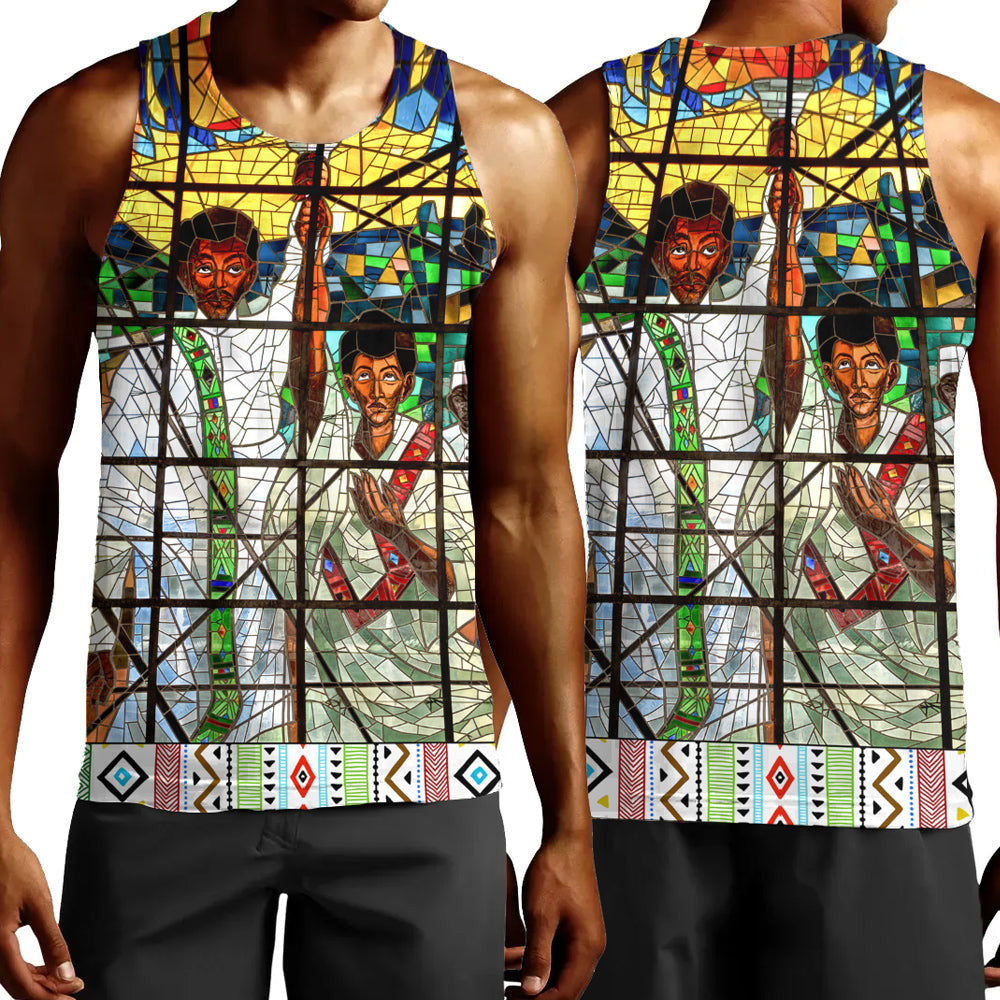 Clothing Ethiopian Orthodox Flag Tank Top