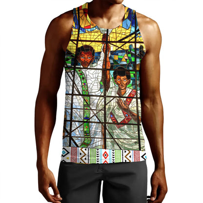 Clothing Ethiopian Orthodox Flag Tank Top