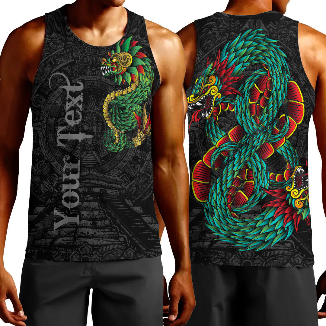 Clothing Custom Quetzalcoatl Mexican Aztec Tank Top