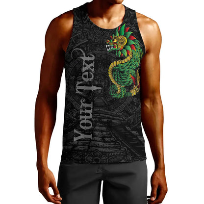 Clothing Custom Quetzalcoatl Mexican Aztec Tank Top