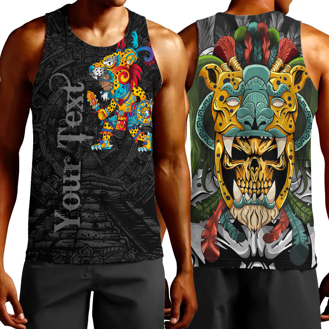 Clothing Custom Mexico Aztec Jaguar Warrior Tank Top