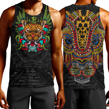 Clothing Mexico Jaguar Warrior Aztec Tank Top