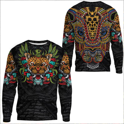 Clothing Mexico Jaguar Warrior Aztec Sweatshirts