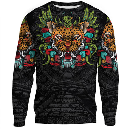 Clothing Mexico Jaguar Warrior Aztec Sweatshirts