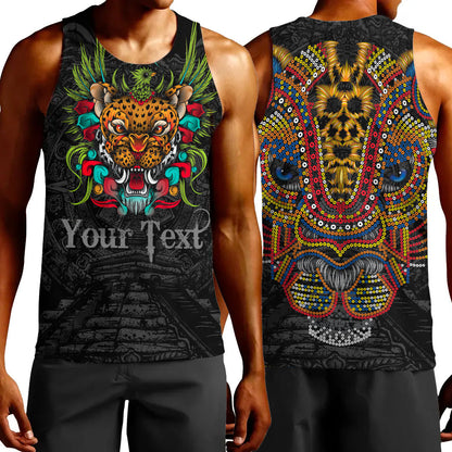 Clothing Custom Mexico Jaguar Warrior Aztec Tank Top