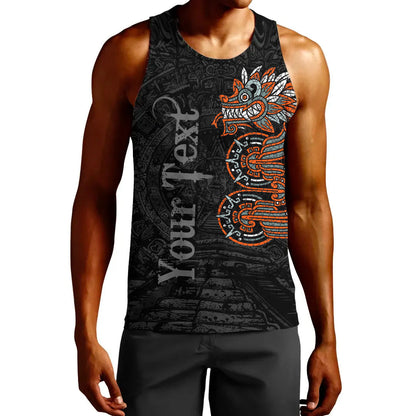 Clothing Custom Mexico Quetzalcoatl Mexican God Aztec Tank Top
