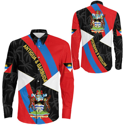 Clothing Antigua And Barbuda Long Sleeve Button Shirt