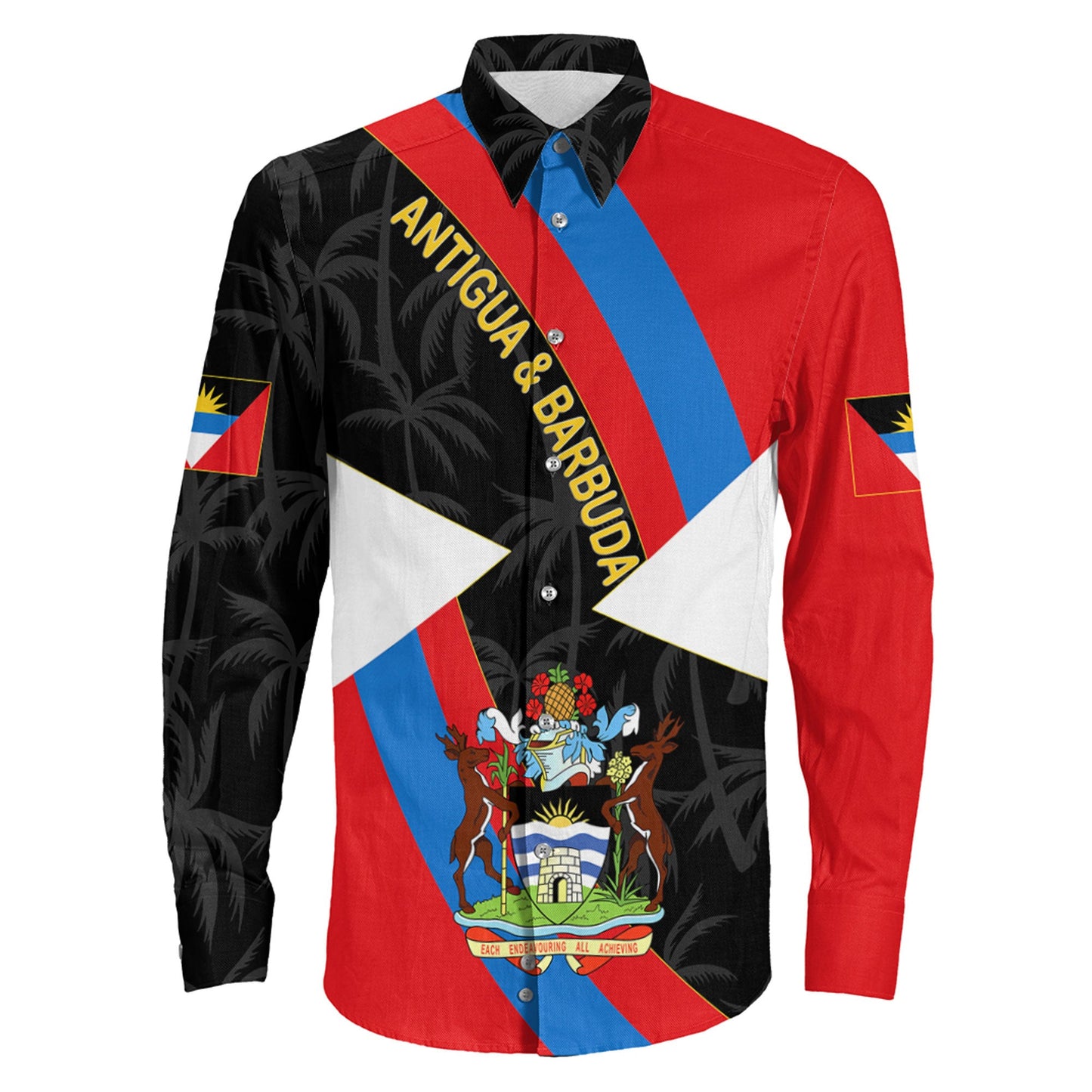 Clothing Antigua And Barbuda Long Sleeve Button Shirt