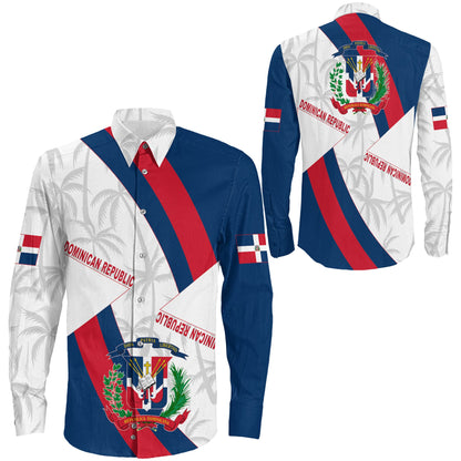 Clothing Dominican Republic Long Sleeve Button Shirt