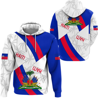 Clothing Haiti Hoodie Haiti Coat Of Arms Printed Hoodie