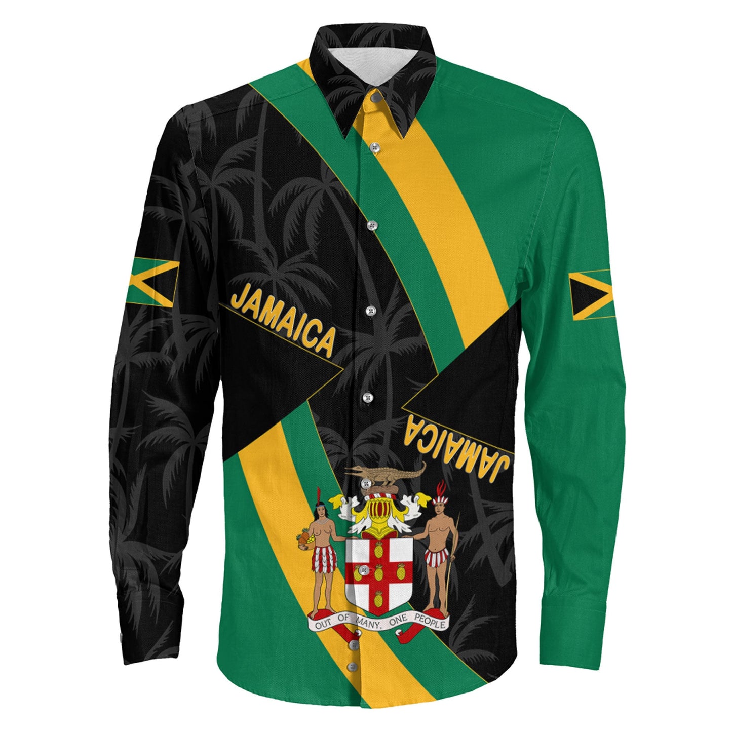Clothing Jamaica Long Sleeve Button Shirt