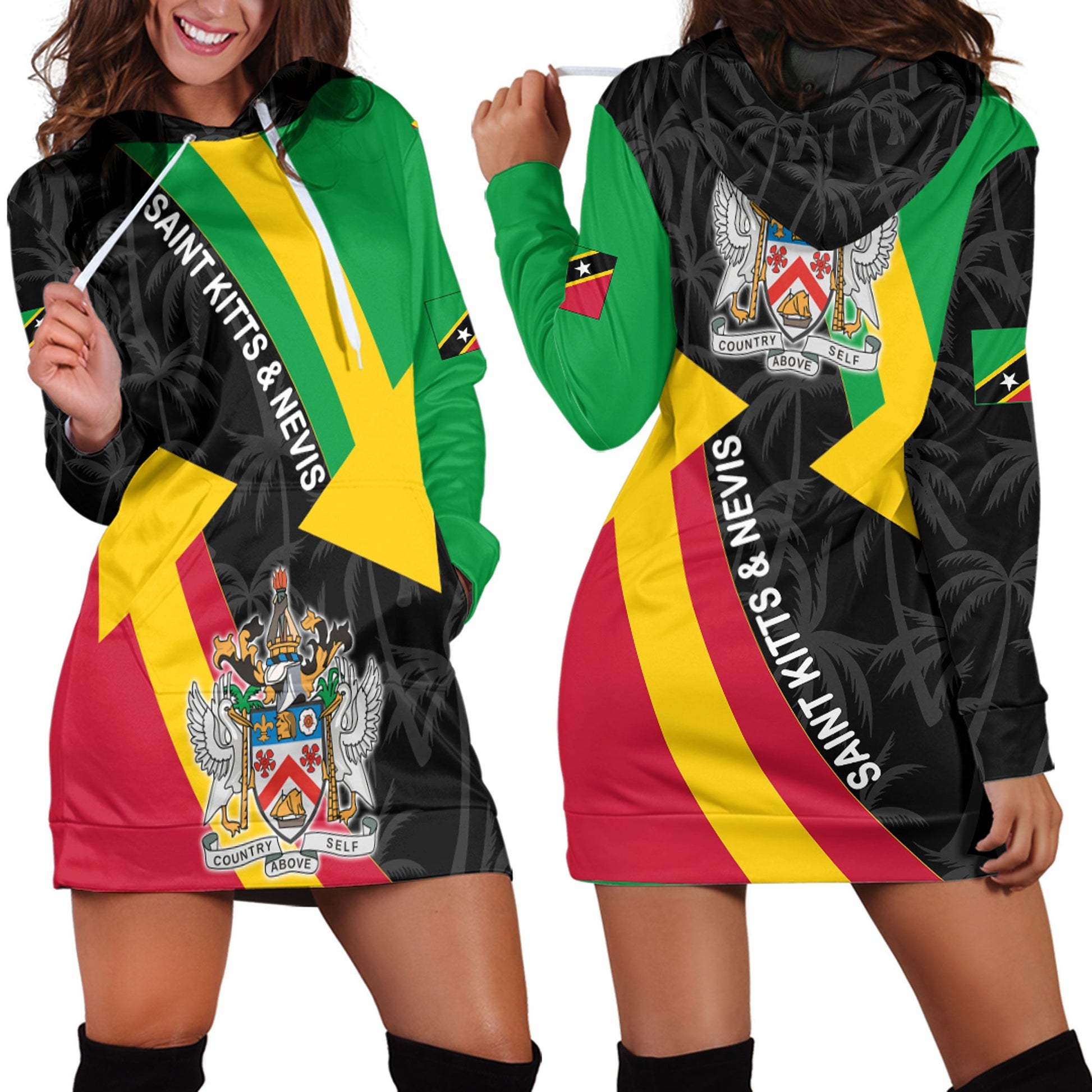 Clothing Saint Kitts and Nevis Hoodie Dress