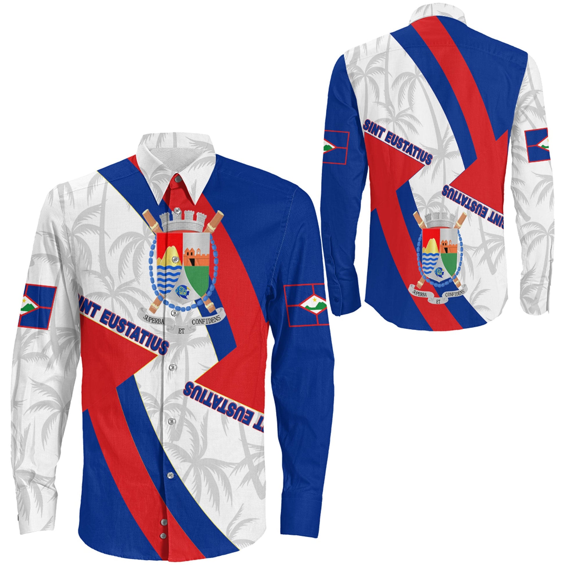 Clothing Sint Eustatius Long Sleeve Button Shirt