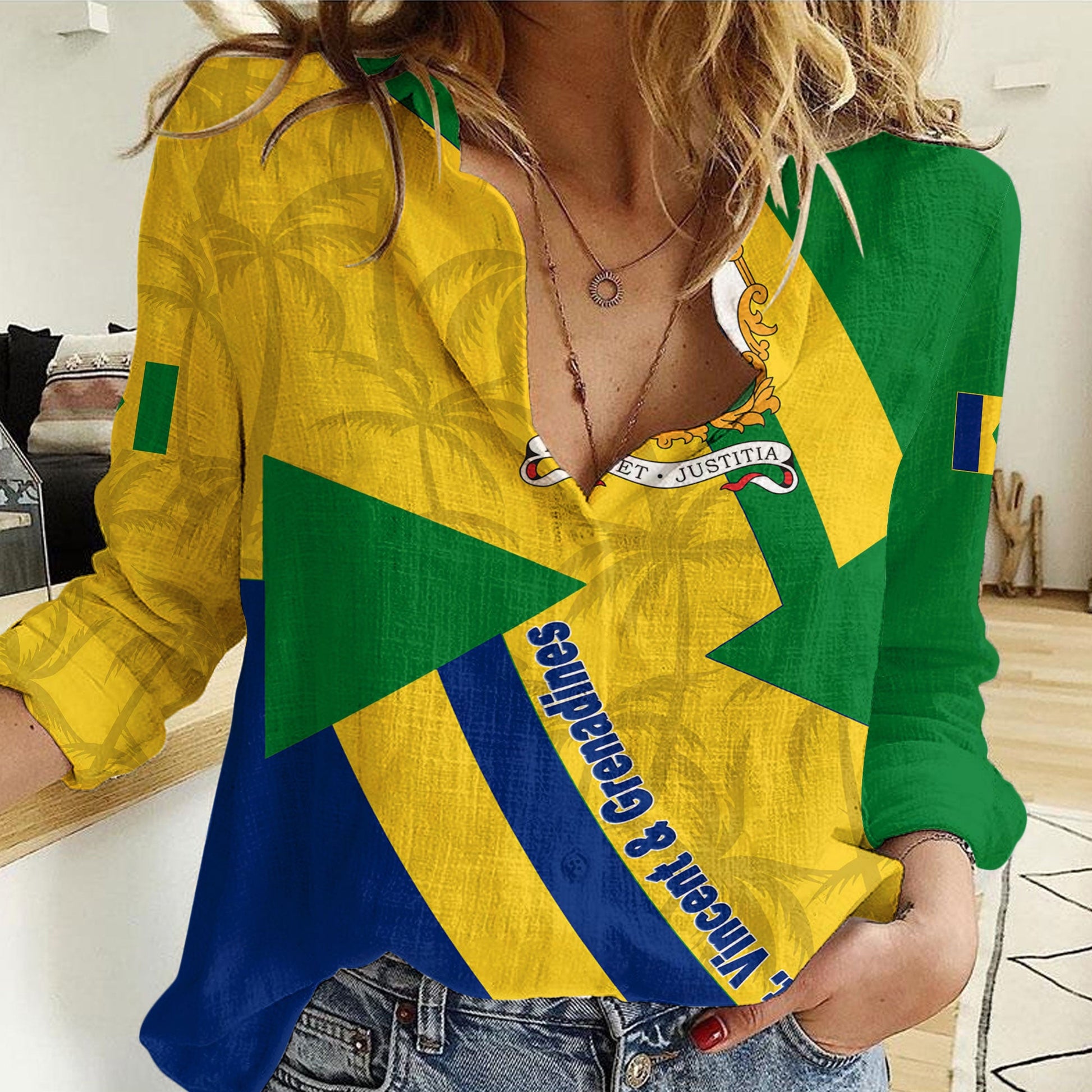 Clothing St. Vincent and Grenadines Women Casual Shirt