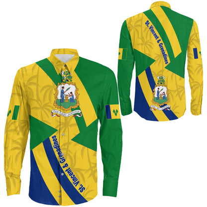Clothing St. Vincent And Grenadines Long Sleeve Button Shirt