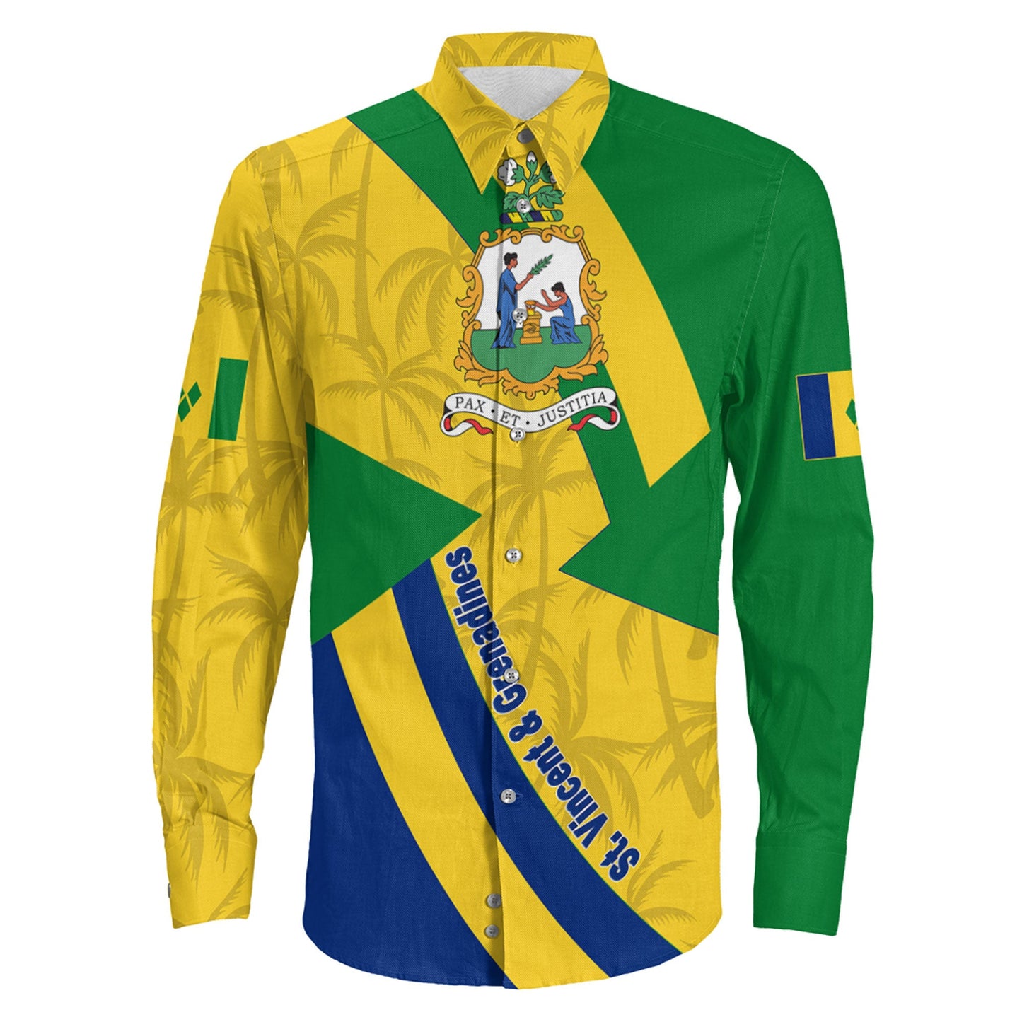 Clothing St. Vincent And Grenadines Long Sleeve Button Shirt