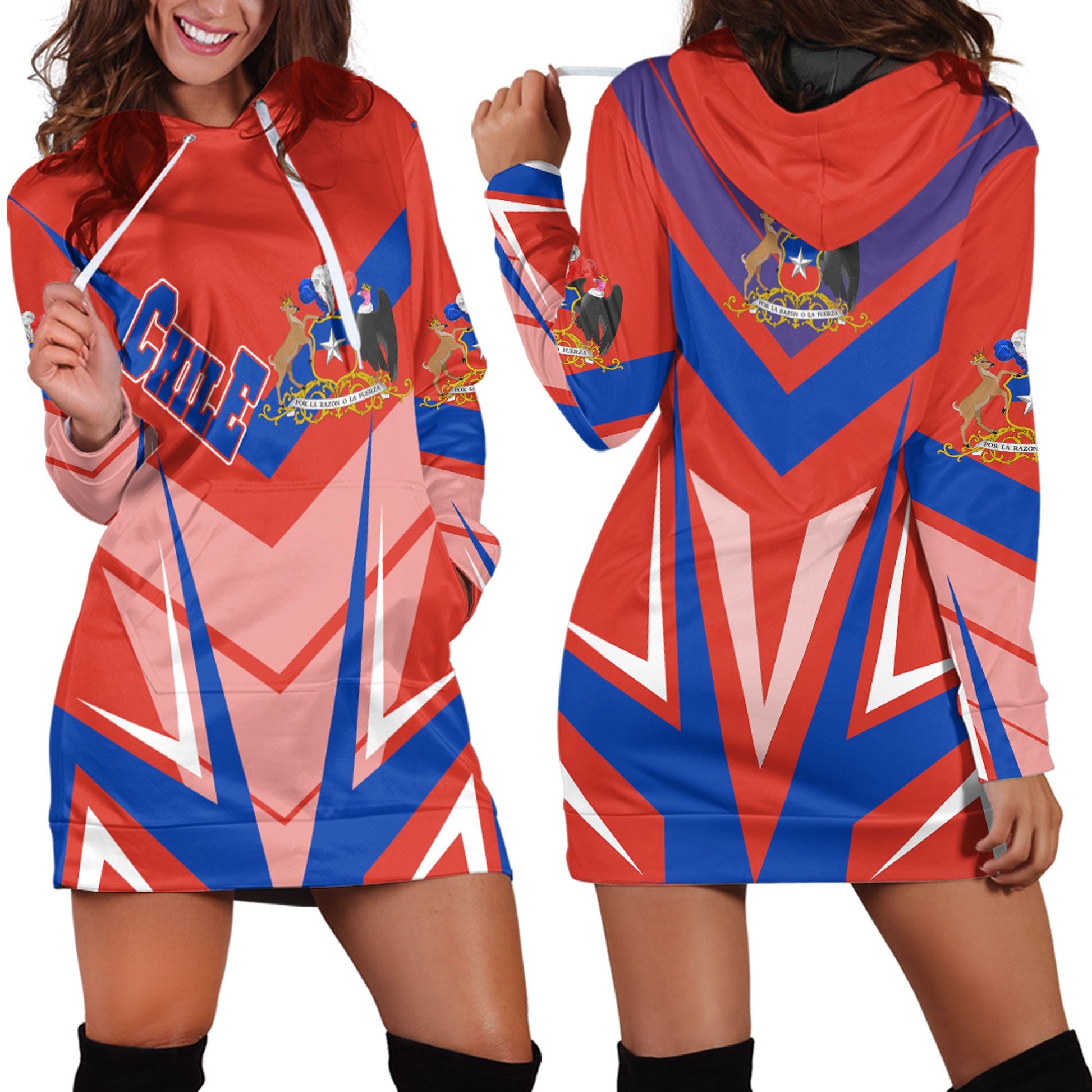 Clothing Chile Sport Style Hoodie Dress