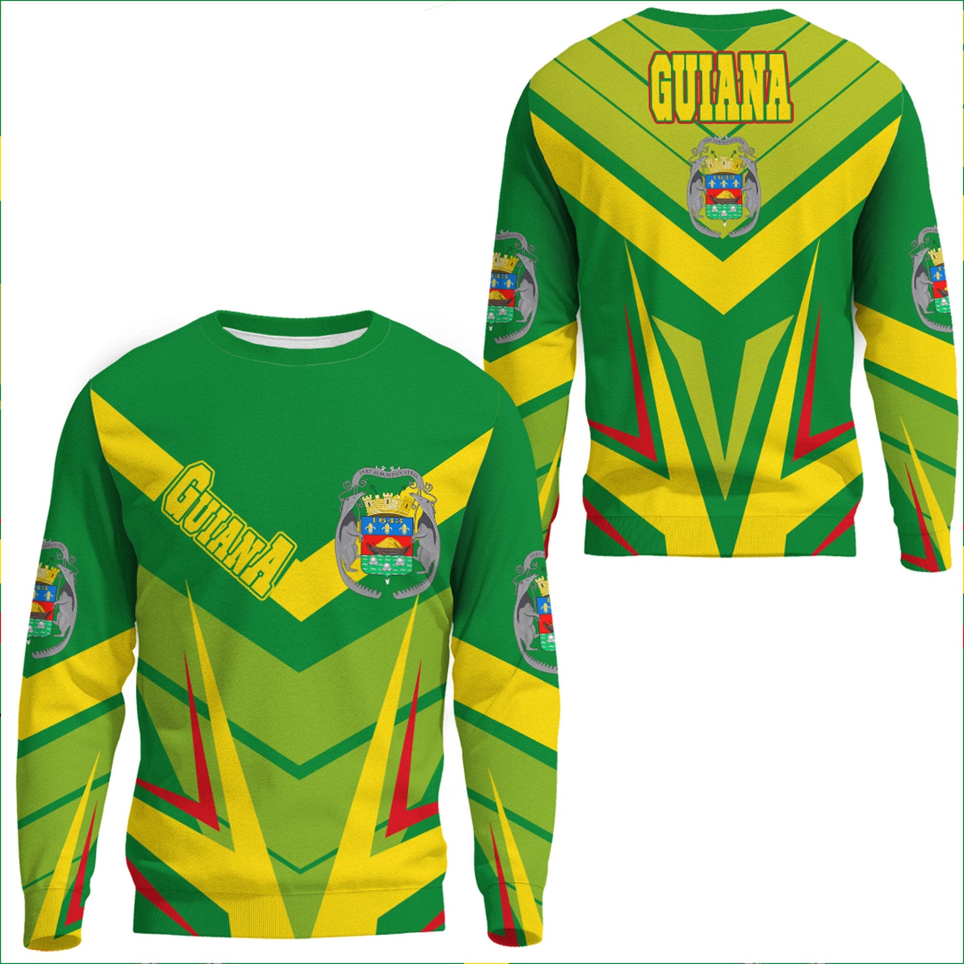 Clothing French Guiana Sport Style Sweatshirts