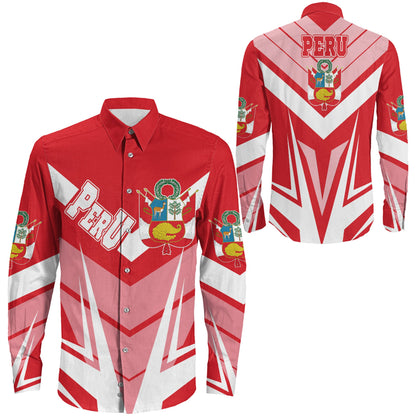 Clothing Peru Sport Style Long Sleeve Button Shirt