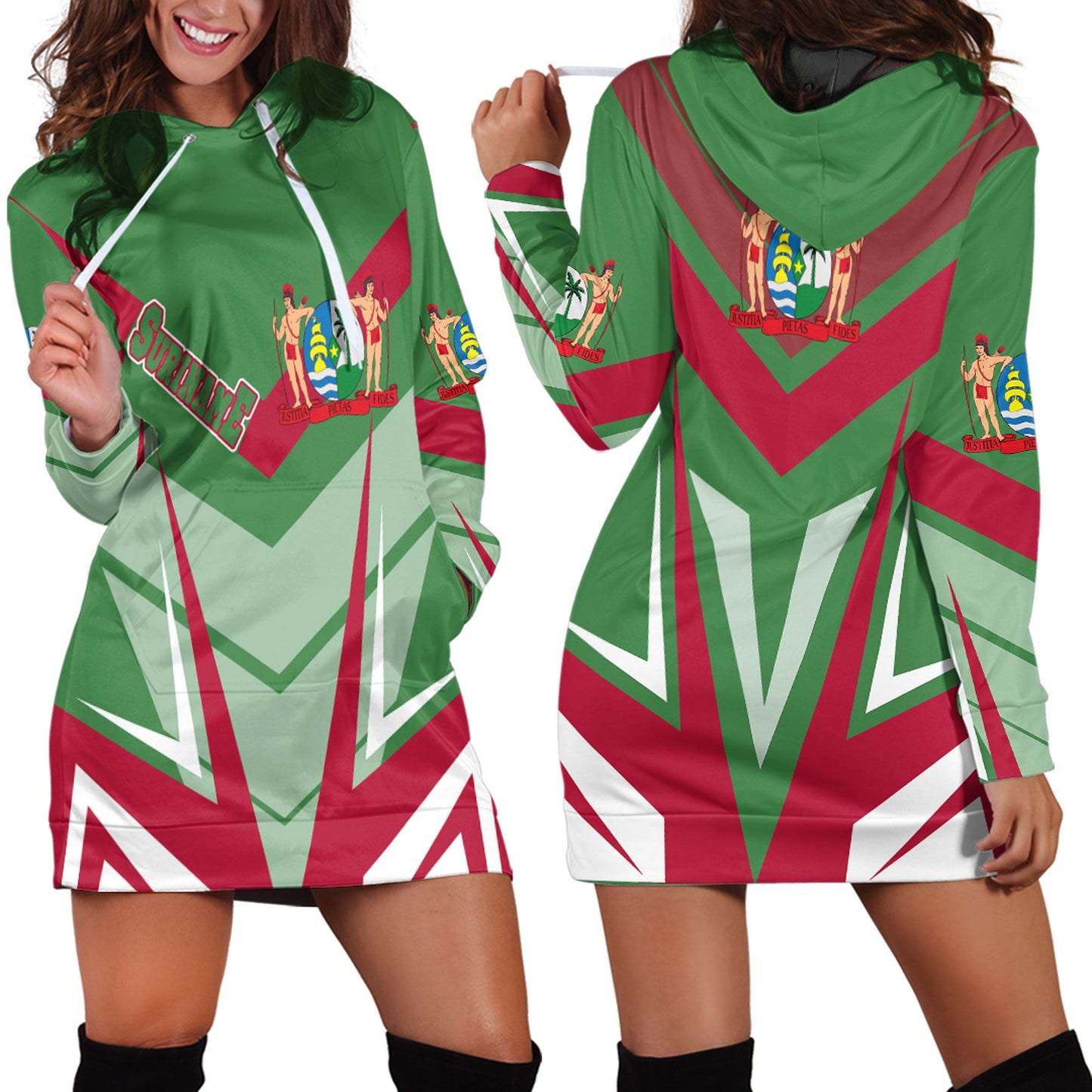 Clothing Suriname Sport Style Hoodie Dress