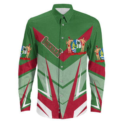 Clothing Suriname Sport Style Long Sleeve Button Shirt