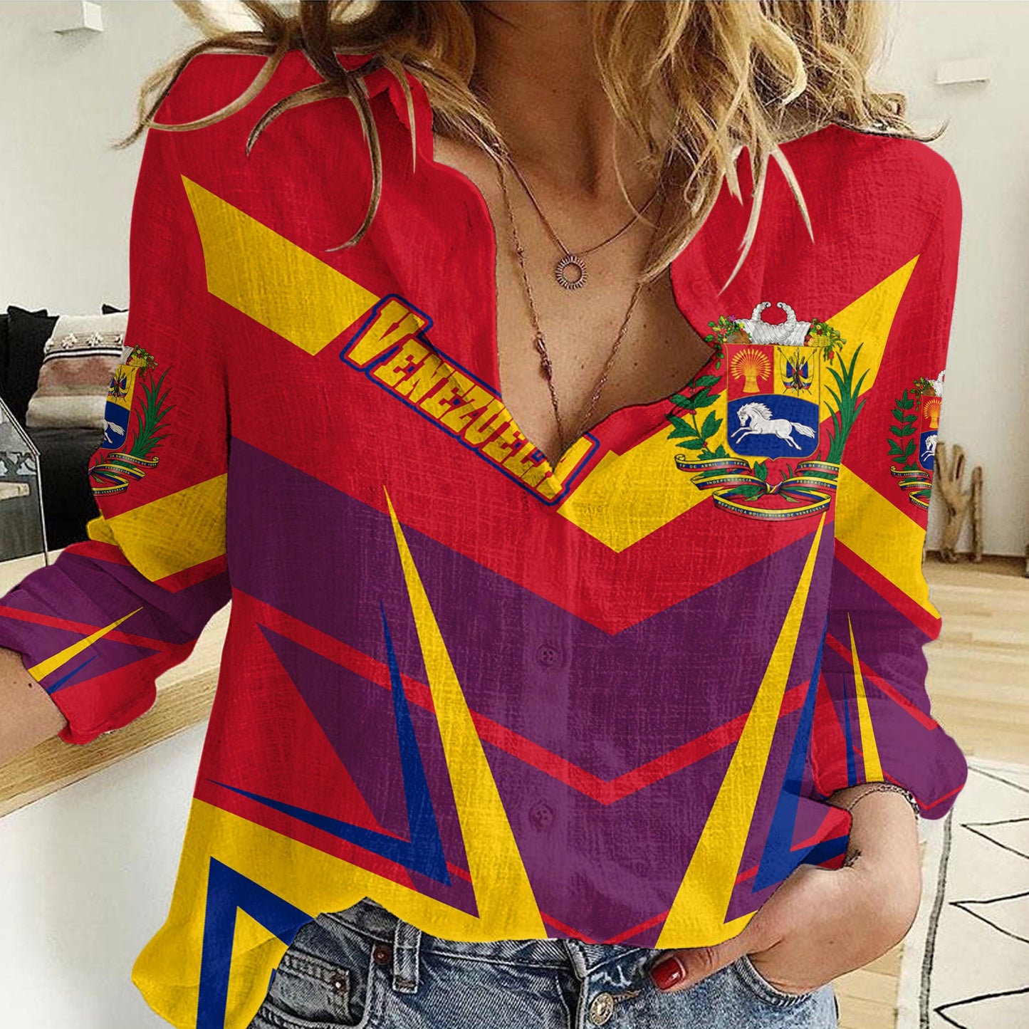 Clothing Venezuela Sport Style Women Casual Shirt