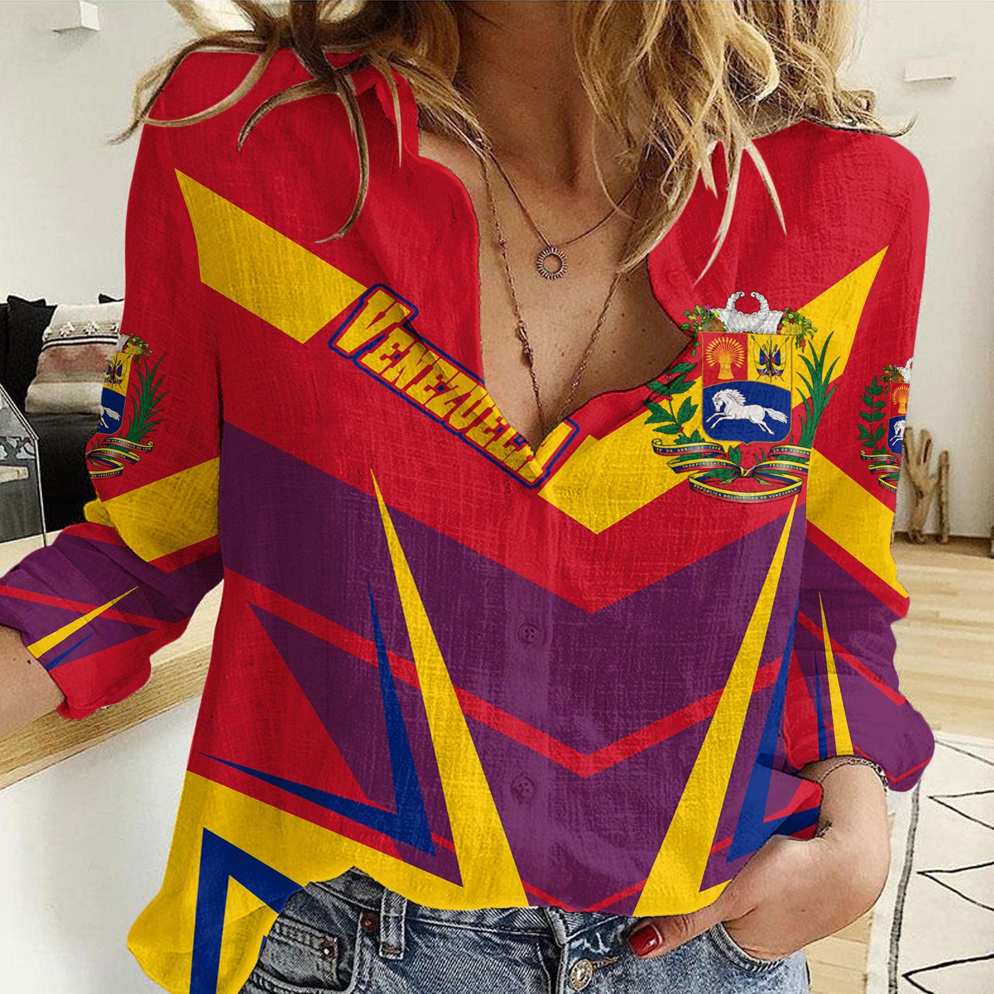 Clothing Venezuela Sport Style Women Casual Shirt