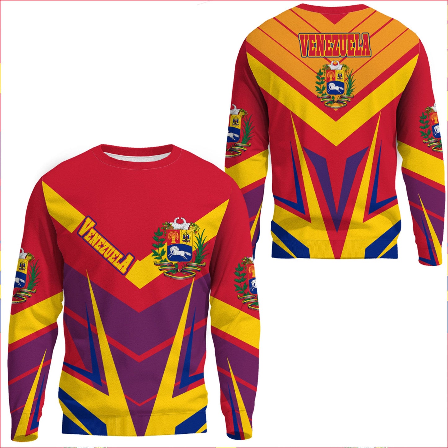 Clothing Venezuela Sport Style Sweatshirts