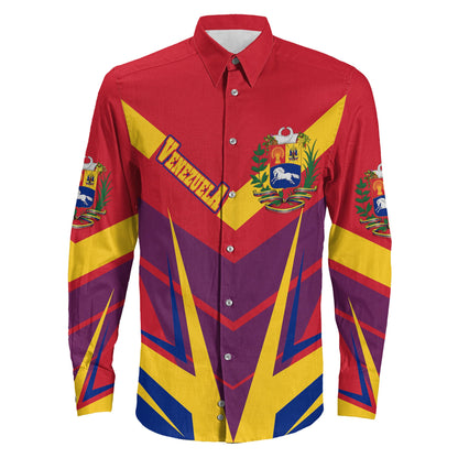 Clothing Venezuela Sport Style Long Sleeve Button Shirt