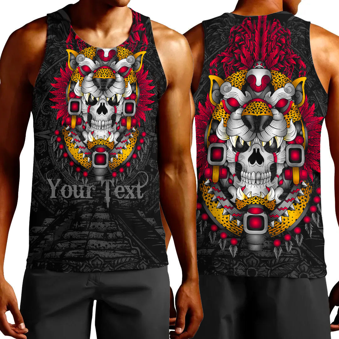 Clothing Custom Jaguar Warrior Aztec Mexican Tank Top